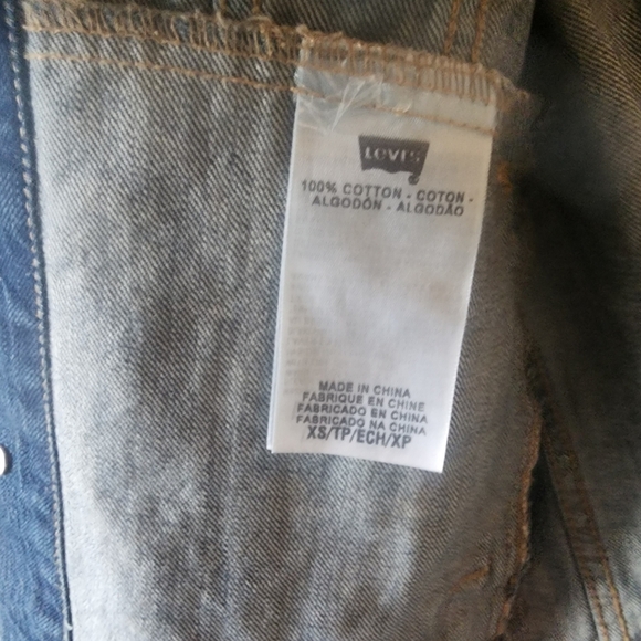 Levi's Womens Trucker Jean Jacket Button Down Denim Medium Wash Blue Size XS - Picture 6 of 13